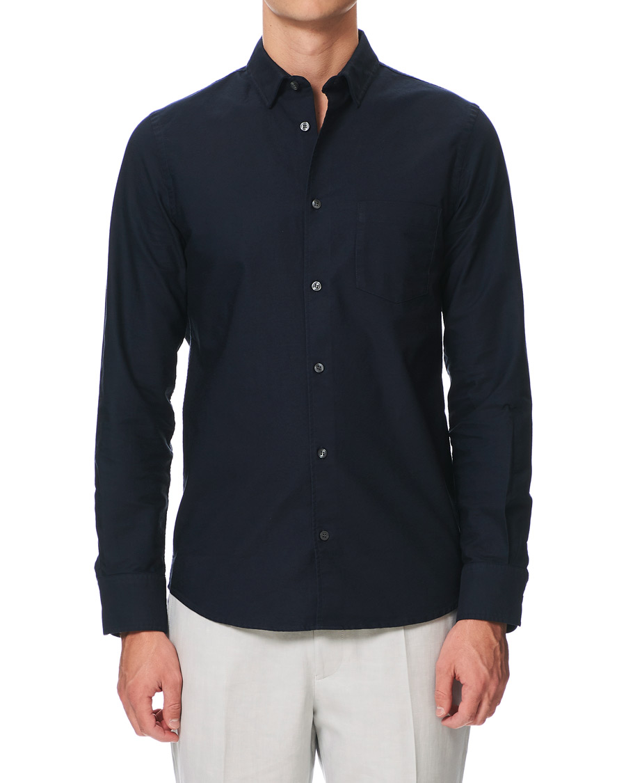 Men | Shirts | Filippa K | Tim Oxford Shirt Dark Navy