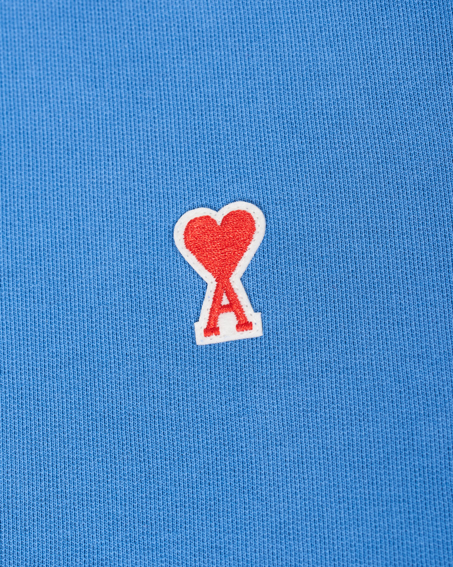 Men | Sweaters & Knitwear | AMI | Heart Logo Sweatshirt Blue