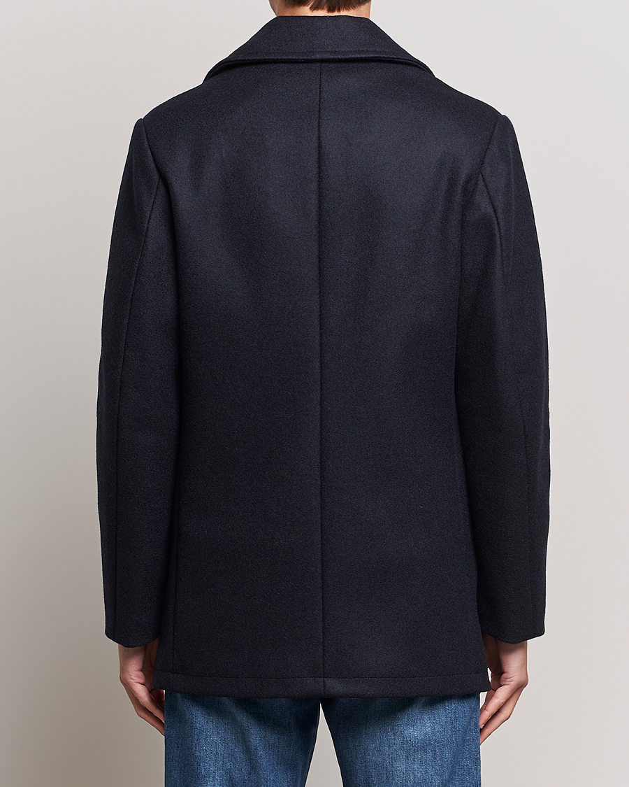 Men | Coats & Jackets | Armor-lux | Kermor Wool Peacoat Navy
