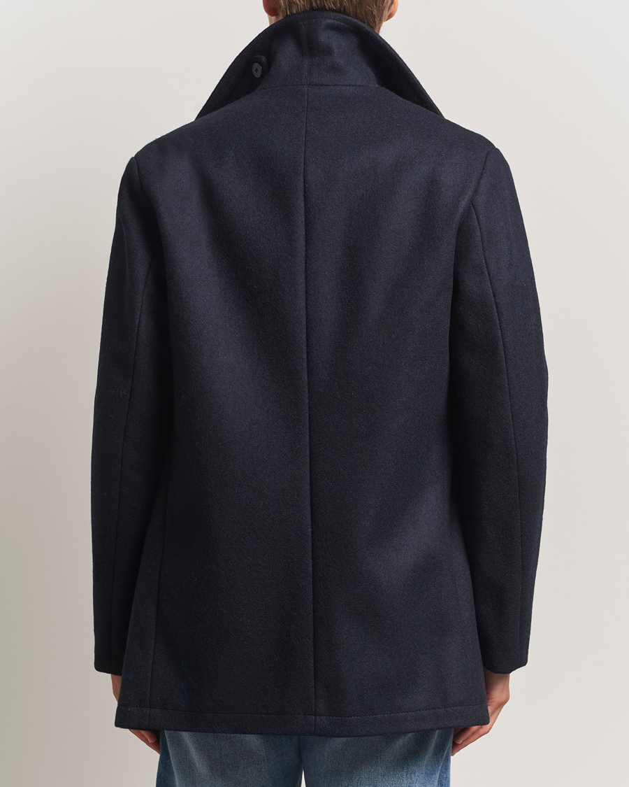 Men | Coats & Jackets | Armor-lux | Kermor Wool Peacoat Navy 46