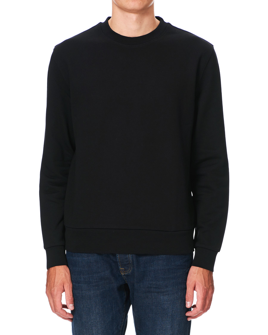 Filippa K Gustaf Cotton Sweatshirt Black at CareOfCarl.com
