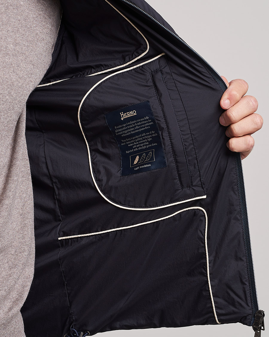Men | Coats & Jackets | Herno | Nuage Down Vest Navy