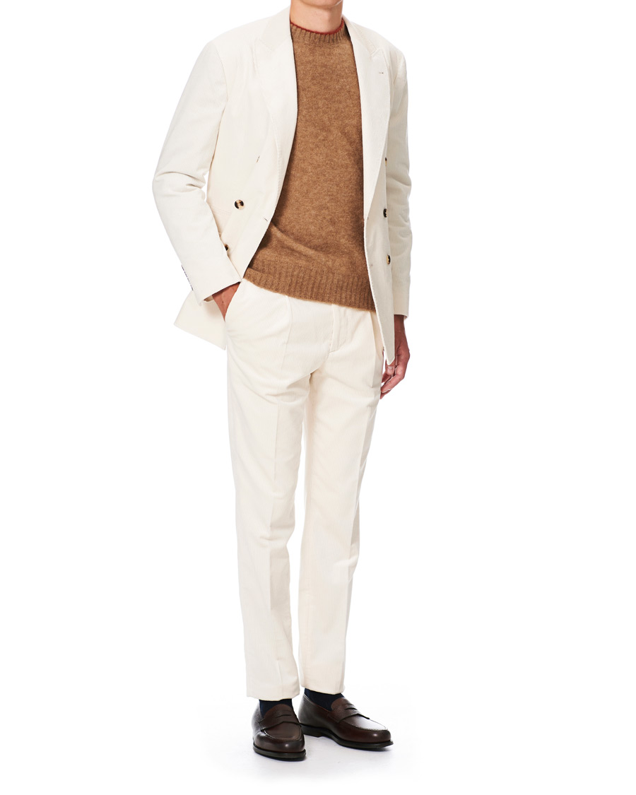 Men | Blazers | Brunello Cucinelli | Sea Island Cotton Corduroy Blazer Winter White