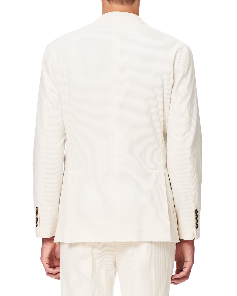 Men | Blazers | Brunello Cucinelli | Sea Island Cotton Corduroy Blazer Winter White