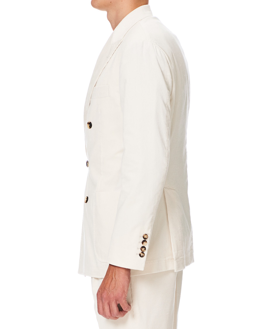 Men | Blazers | Brunello Cucinelli | Sea Island Cotton Corduroy Blazer Winter White