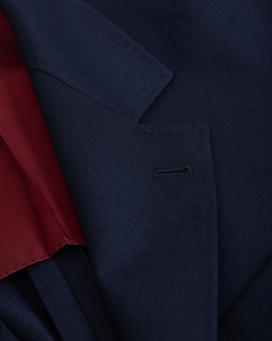 Men | Blazers | Brunello Cucinelli | Flannel Blazer Navy