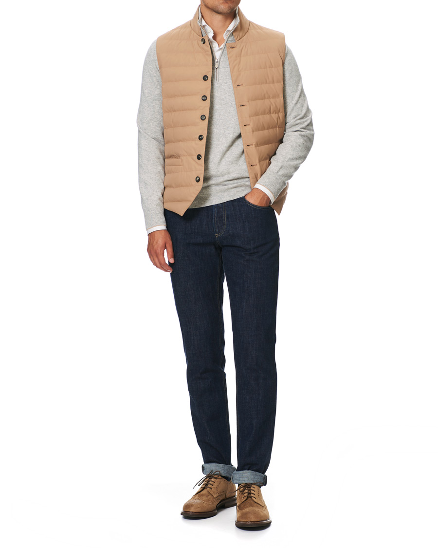 Men | Jeans | Brunello Cucinelli | Slim Fit 5-Pocket Jeans Dark Indigo