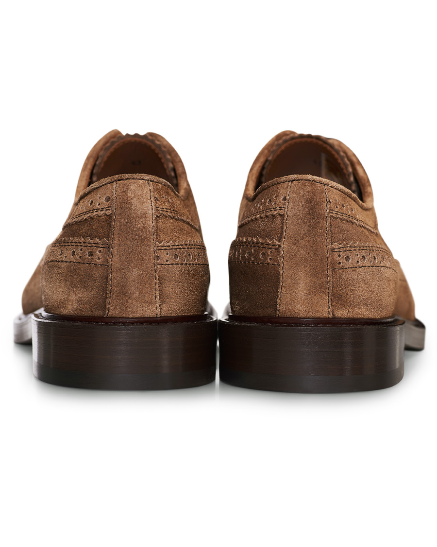 Men | Brunello Cucinelli Longwing Brogue Brown Suede | Brunello Cucinelli | Longwing Brogue Brown Suede