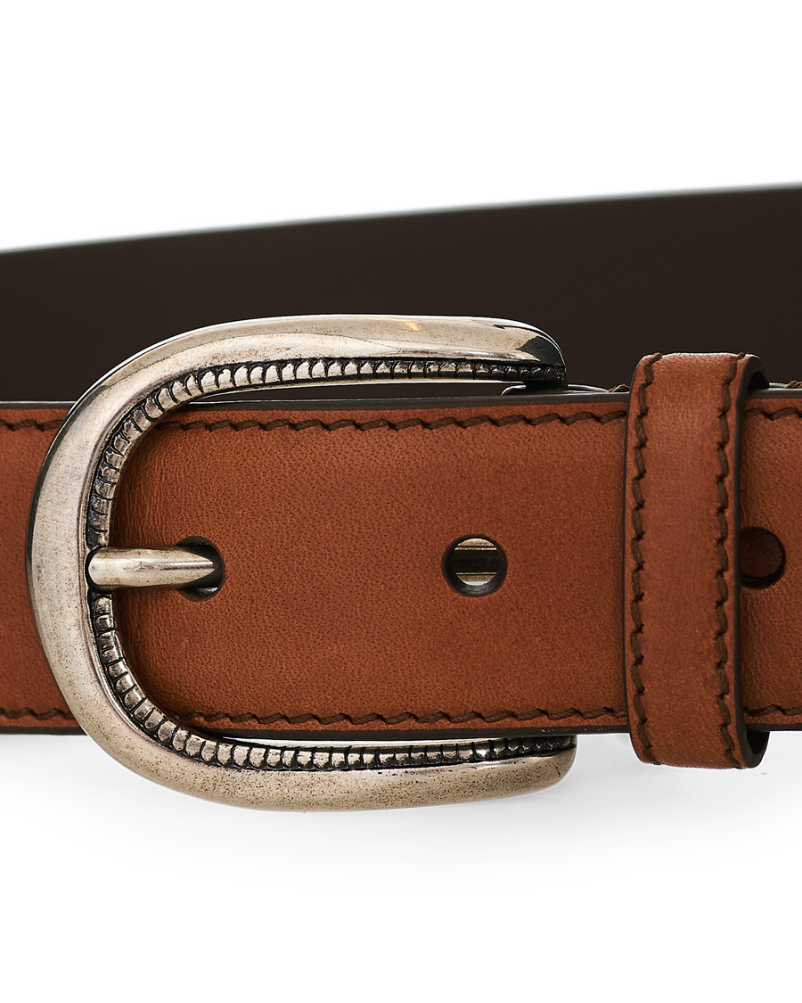 Men | Brunello Cucinelli Plain Belt Brown Calf | Brunello Cucinelli | Plain Belt Brown Calf