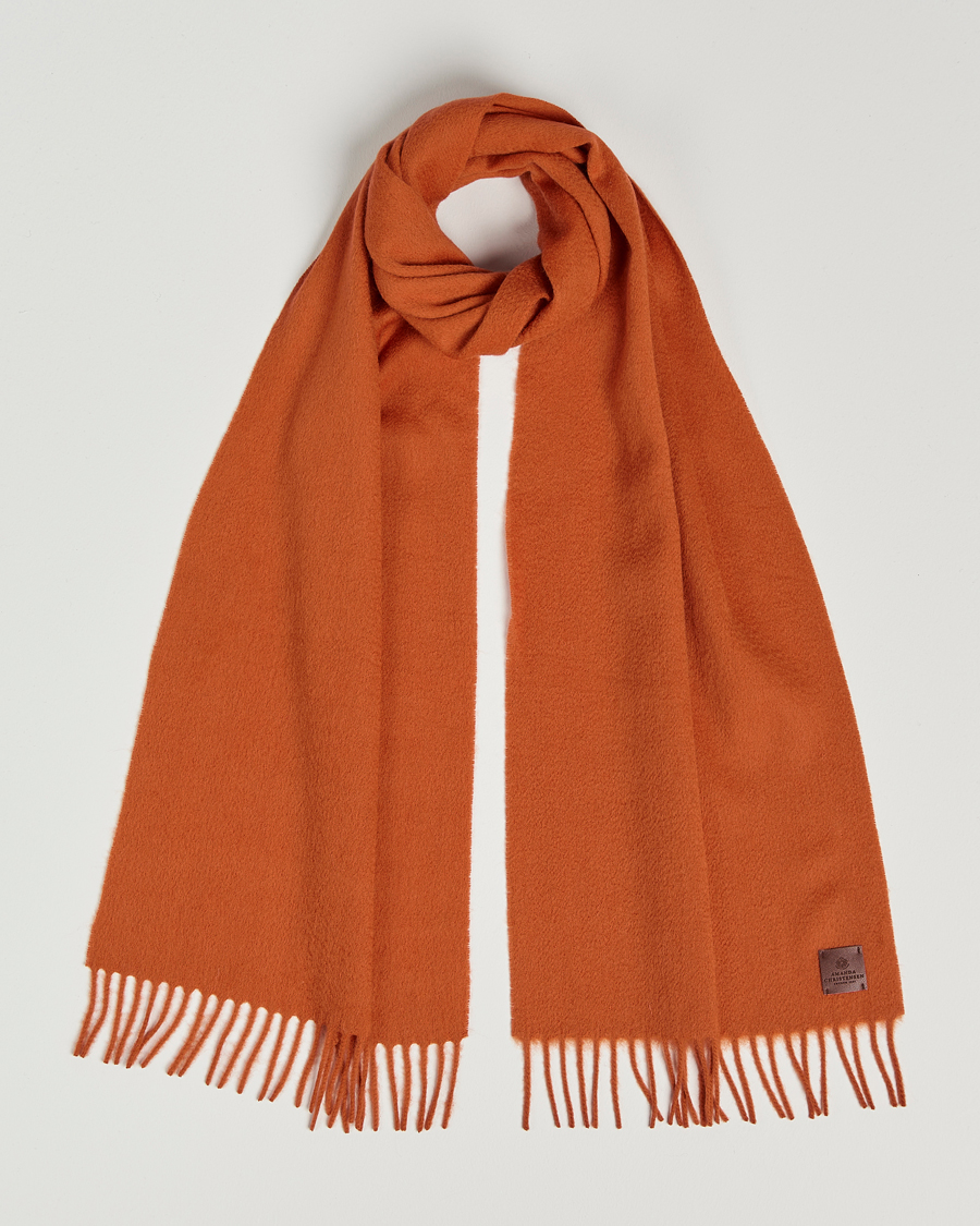 Men | Amanda Christensen Wool Scarf Orange | Amanda Christensen | Wool Scarf Orange