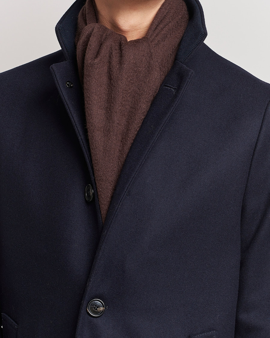 Men | Amanda Christensen Wool Scarf Brown | Amanda Christensen | Wool Scarf Brown