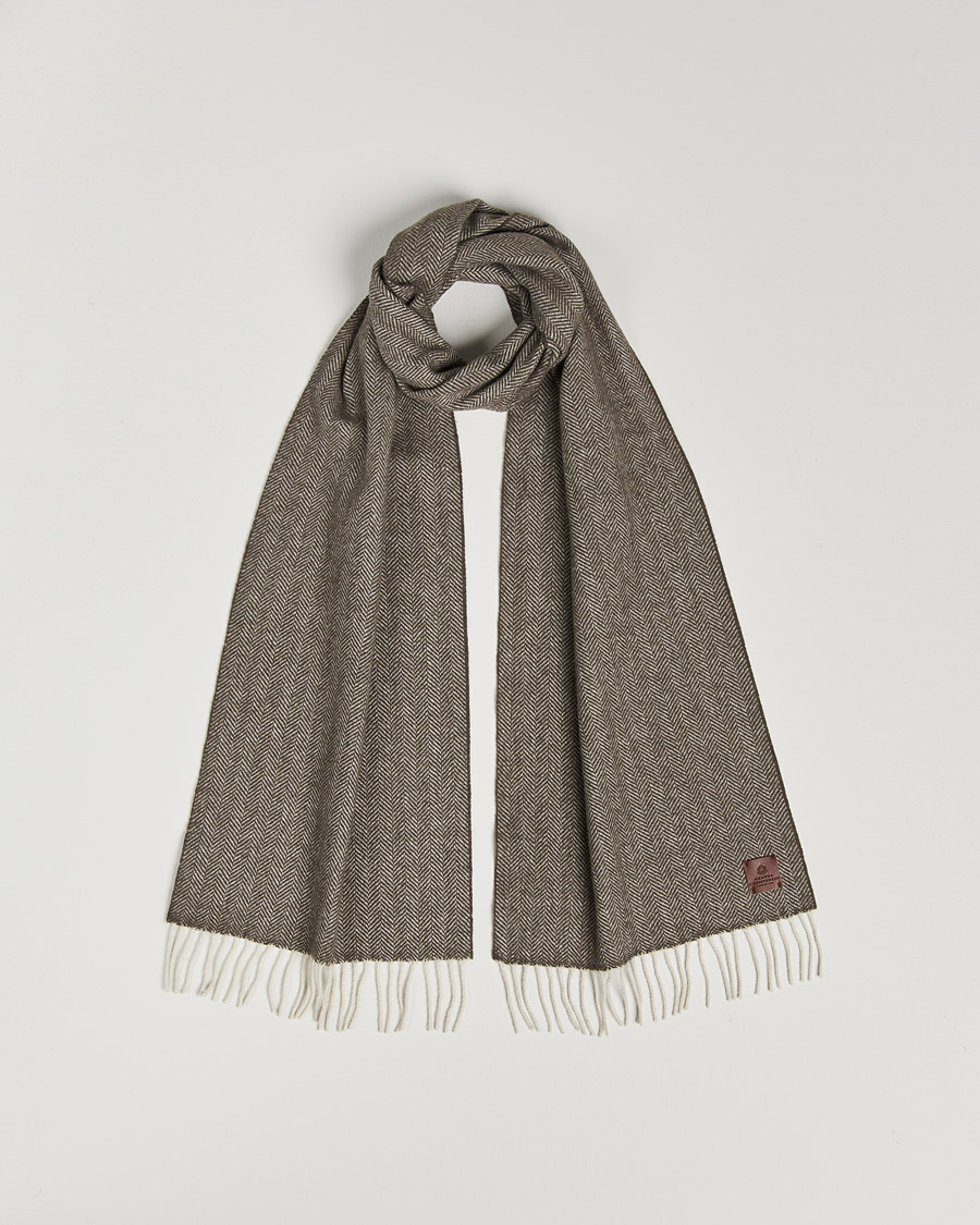 Men | Amanda Christensen Merino Wool Herringbone Olive | Amanda Christensen | Merino Wool Herringbone Olive