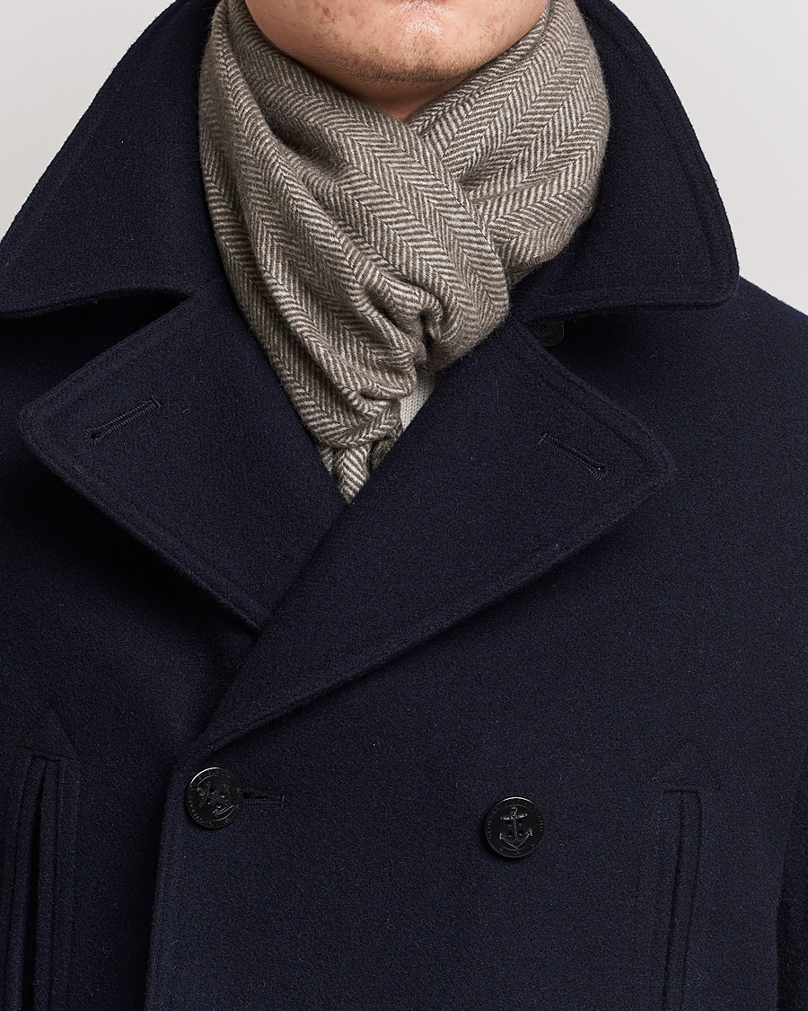 Men | Amanda Christensen Merino Wool Herringbone Olive | Amanda Christensen | Merino Wool Herringbone Olive