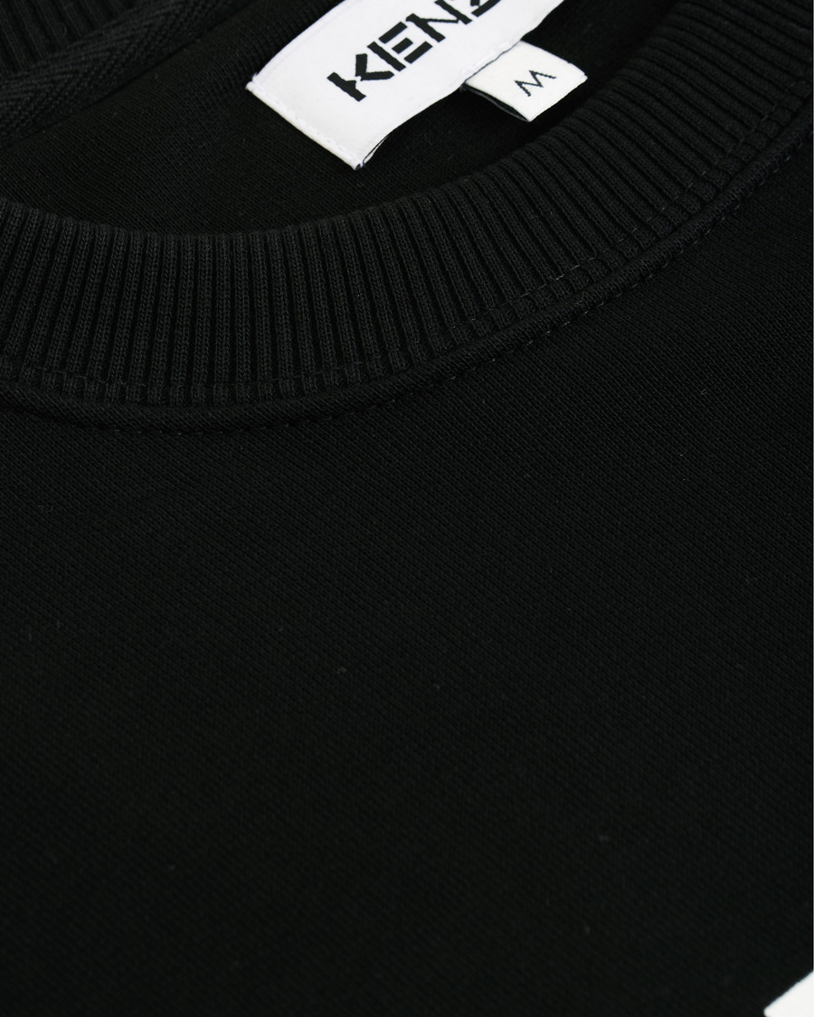 Men | Sweaters & Knitwear | KENZO | Logo Crew Neck Sweatshirt Black