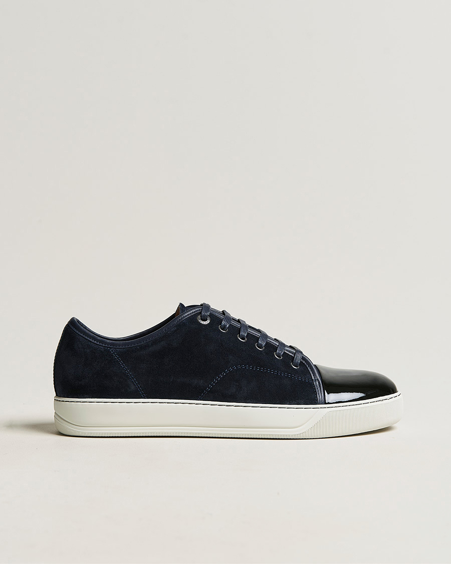 Men | Sneakers | Lanvin | DBB1 Patent Cap Toe Sneaker Navy