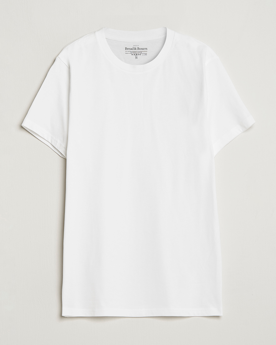 Men | T-Shirts | Bread & Boxers | Crew Neck Regular T-Shirt White