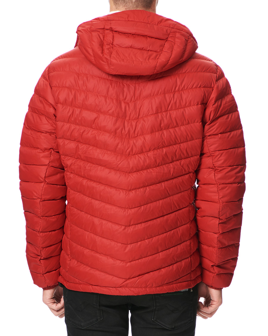 Men | Coats & Jackets | Peak Performance | Frost Liner Down Hooded Jacket Red