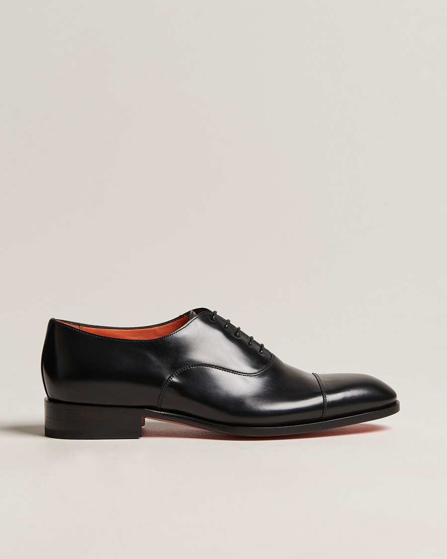 Santoni Blake Oxford Black Calf at CareOfCarl.com Santoni Blake Oxford Black Calf at CareOfCarl.com