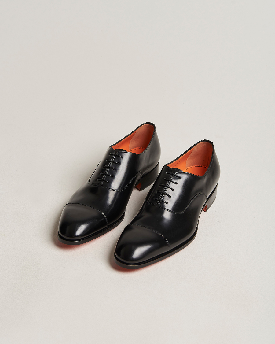 Men | Oxford Shoes | Santoni | Blake Oxford  Black Calf