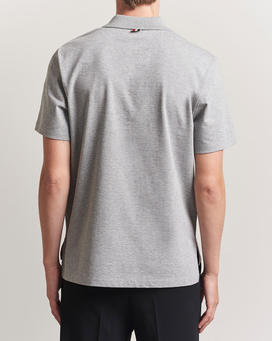 Men | Polo Shirts | Thom Browne | Relaxed Fit Polo Light Grey