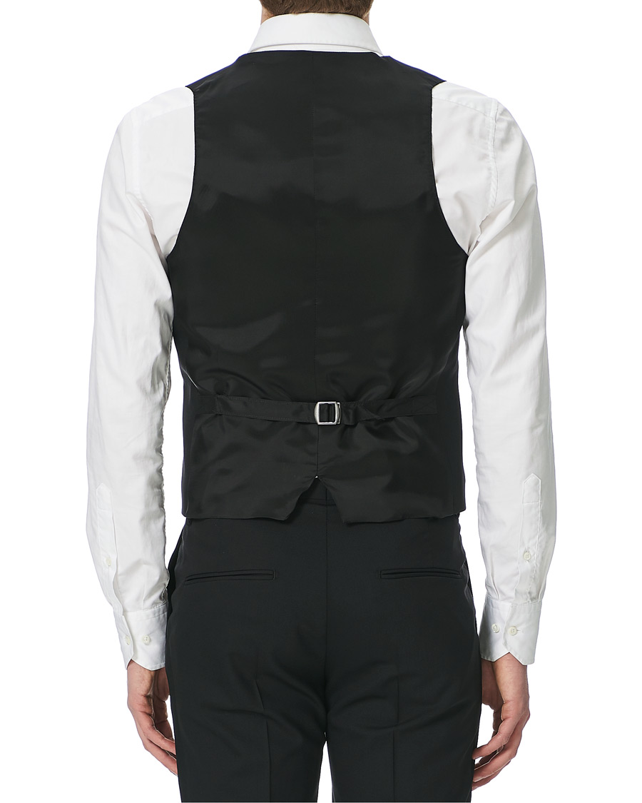Men | Blazers | Tiger of Sweden | Litt Wool Waistcoat Black
