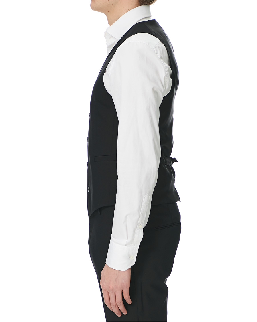 Men | Blazers | Tiger of Sweden | Litt Wool Waistcoat Black