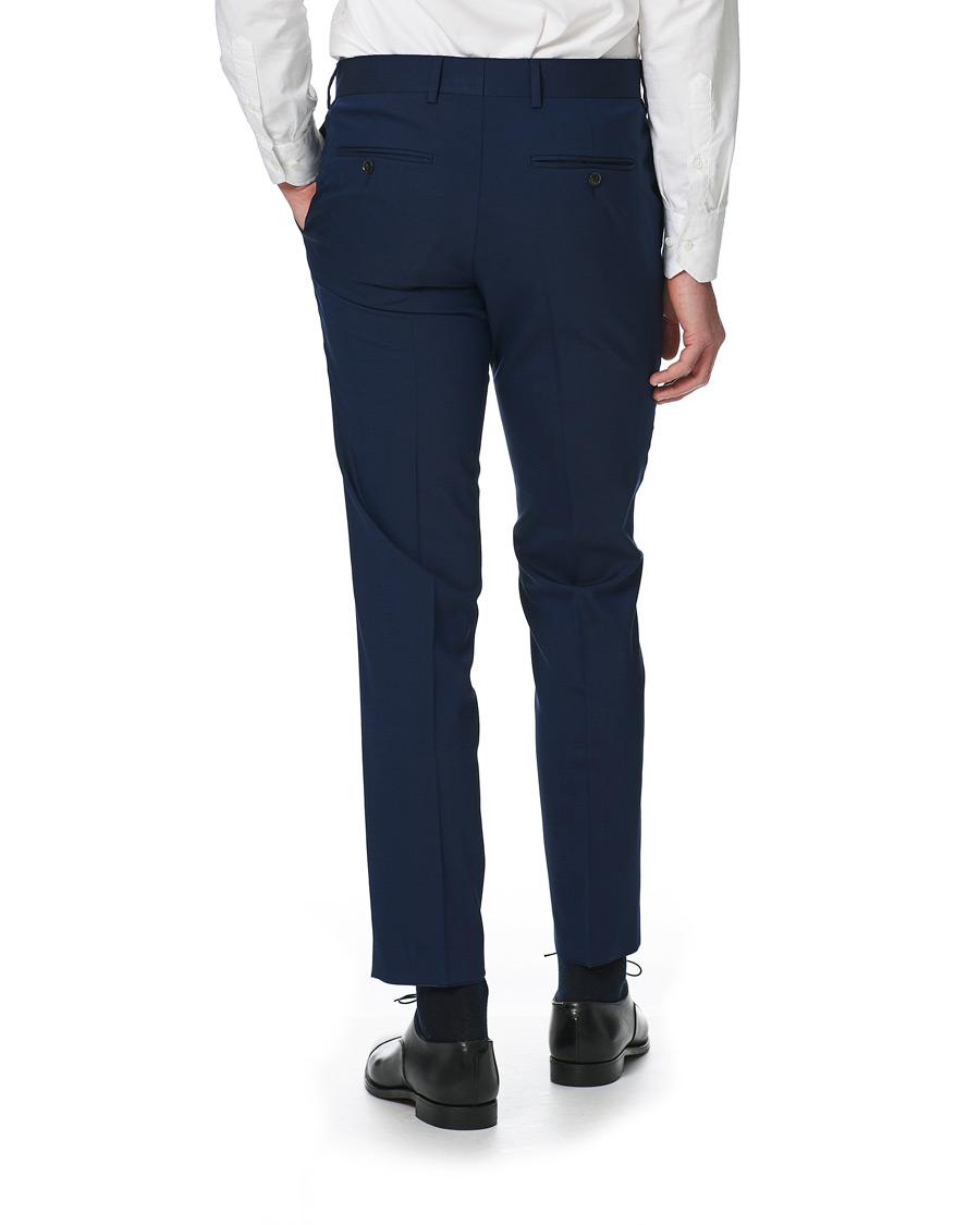 Men | Trousers | Tiger of Sweden | Tordon Wool Suit Trousers Blue