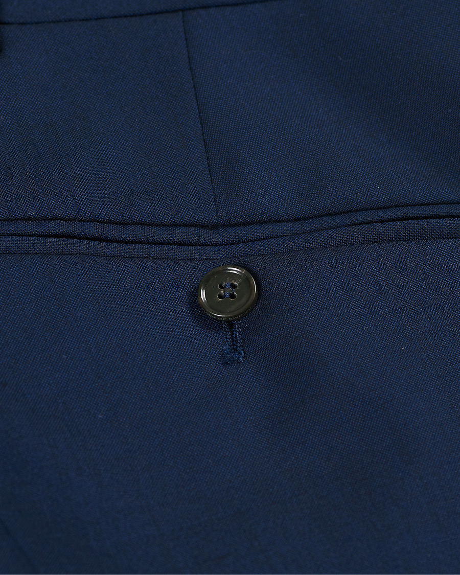 Men | Trousers | Tiger of Sweden | Tordon Wool Suit Trousers Blue