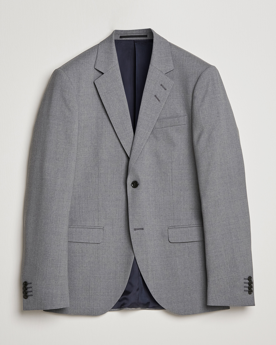 Men |  | Tiger of Sweden | Jamonte Wool Suit Blazer Grey