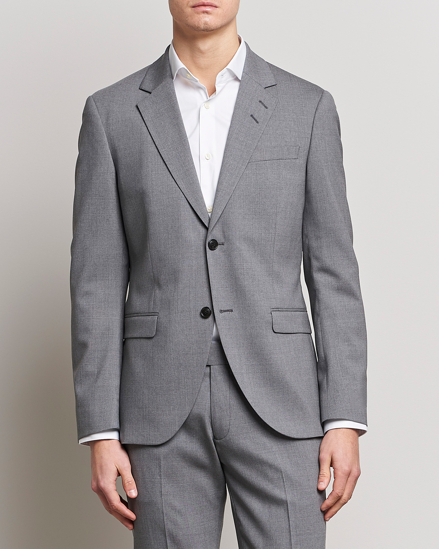 Men |  | Tiger of Sweden | Jamonte Wool Suit Blazer Grey