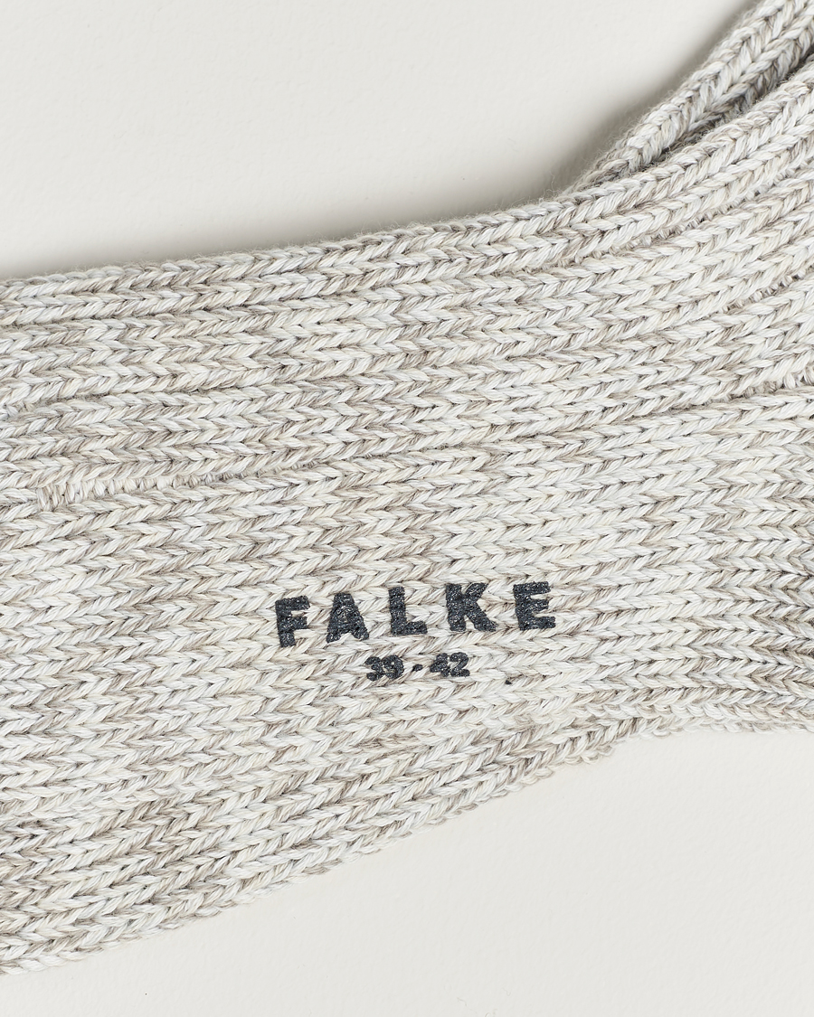 Men | Falke | Falke | Brooklyn Cotton Sock Light Grey