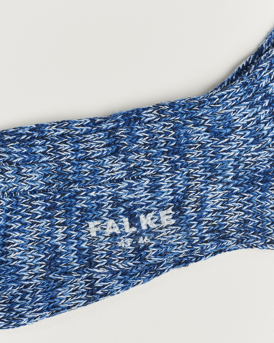 Men | Organic Menswear | Falke | Brooklyn Cotton Sock Blue