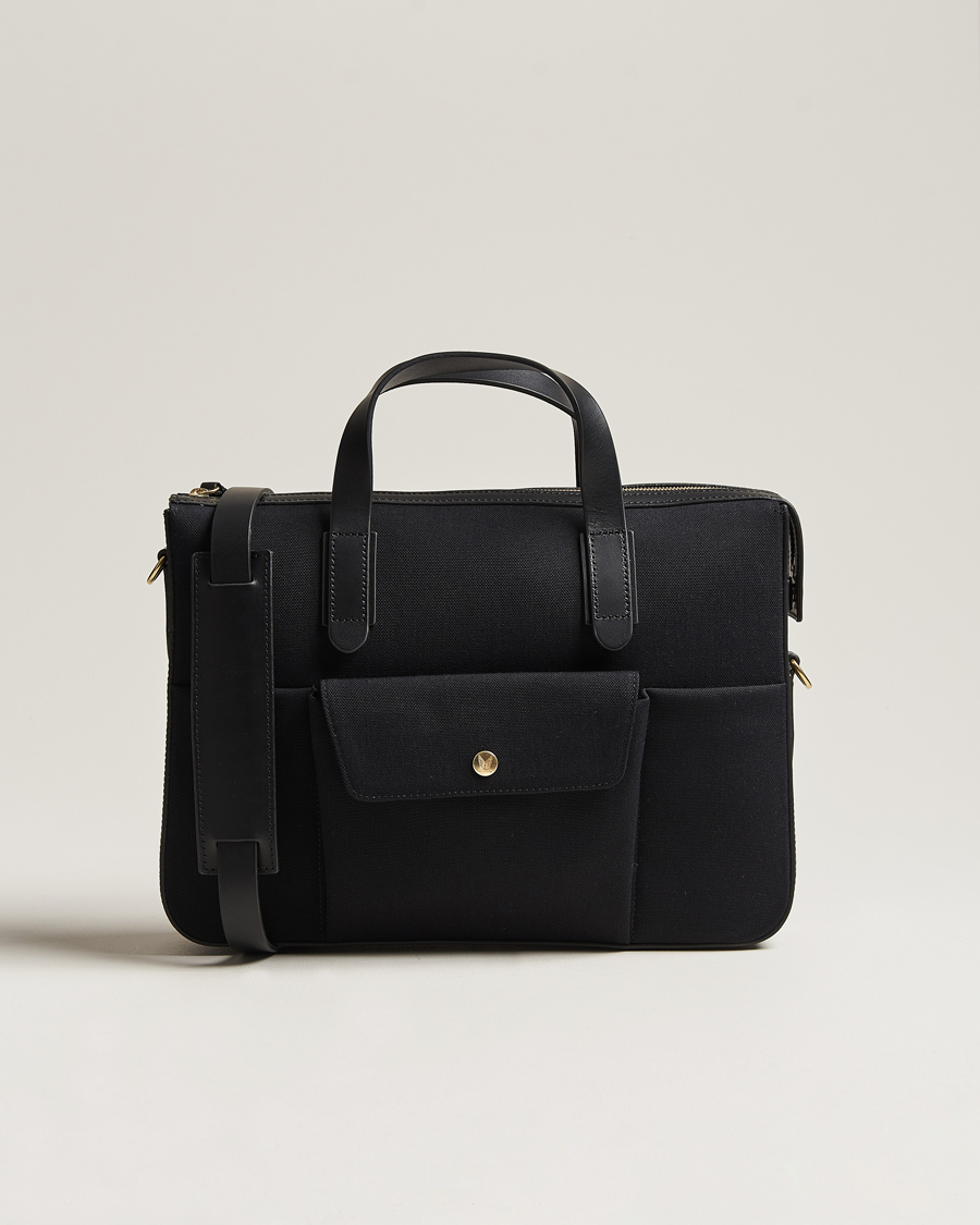 Mismo M/S Canvas Briefcase Coal/Black at