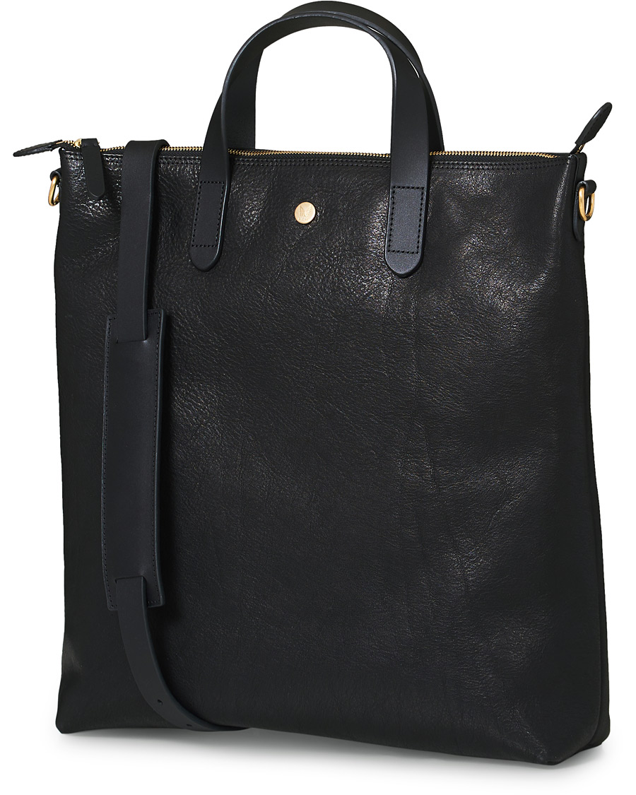Mismo M/S Leather Shopper Bag Black at