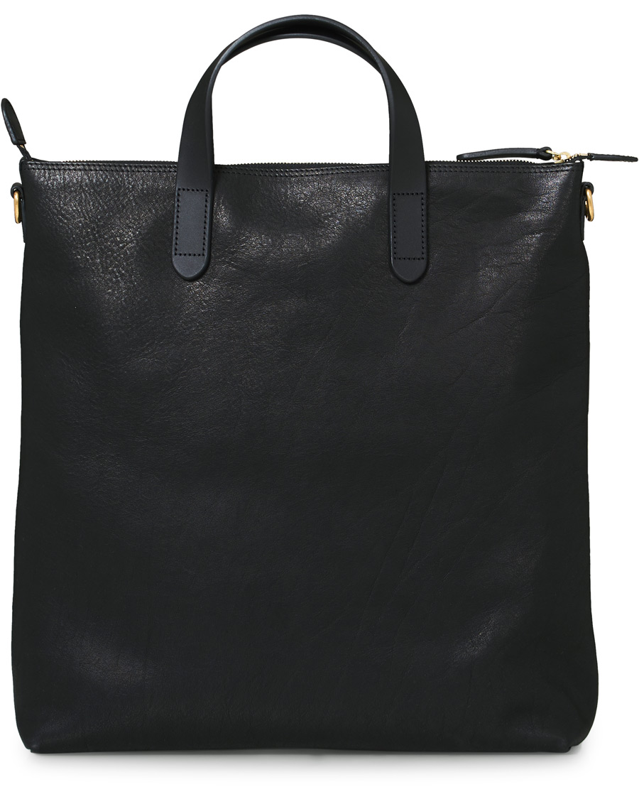 Men | Mismo M/S Leather Shopper Bag Black | Mismo | M/S Leather Shopper Bag Black