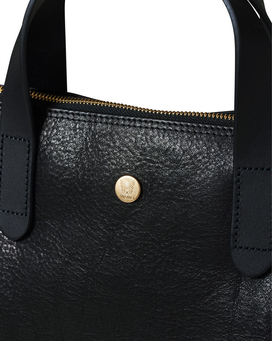 Men | Mismo M/S Leather Shopper Bag Black | Mismo | M/S Leather Shopper Bag Black