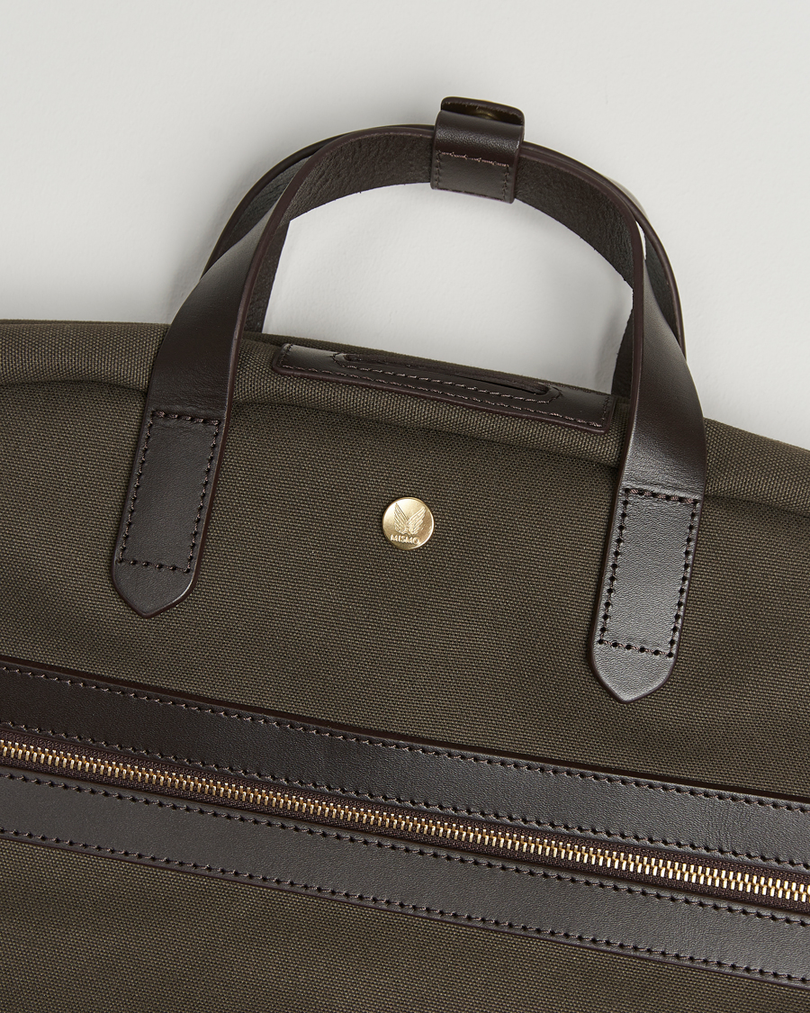 Men | Bags | Mismo | MismoM/S Suit CarrierArmy/Dark Brown