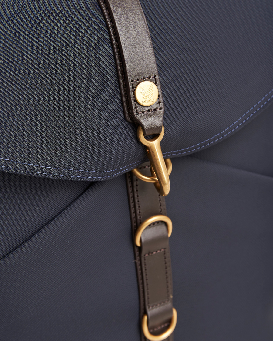 Men | Bags | Mismo | M/S Rucksack Navy/Dark Brown