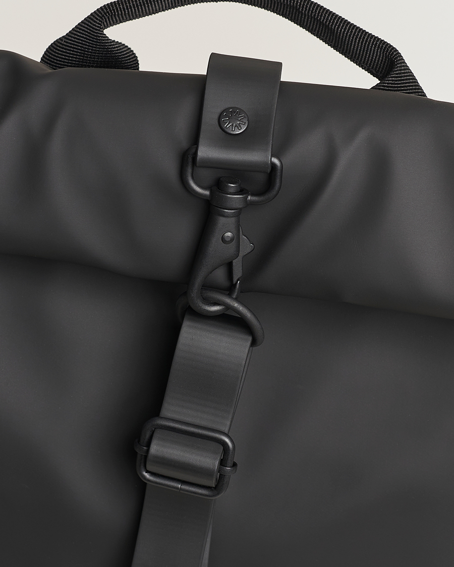 Men | RAINS Rolltop Rucksack Black | RAINS | Rolltop Rucksack Black