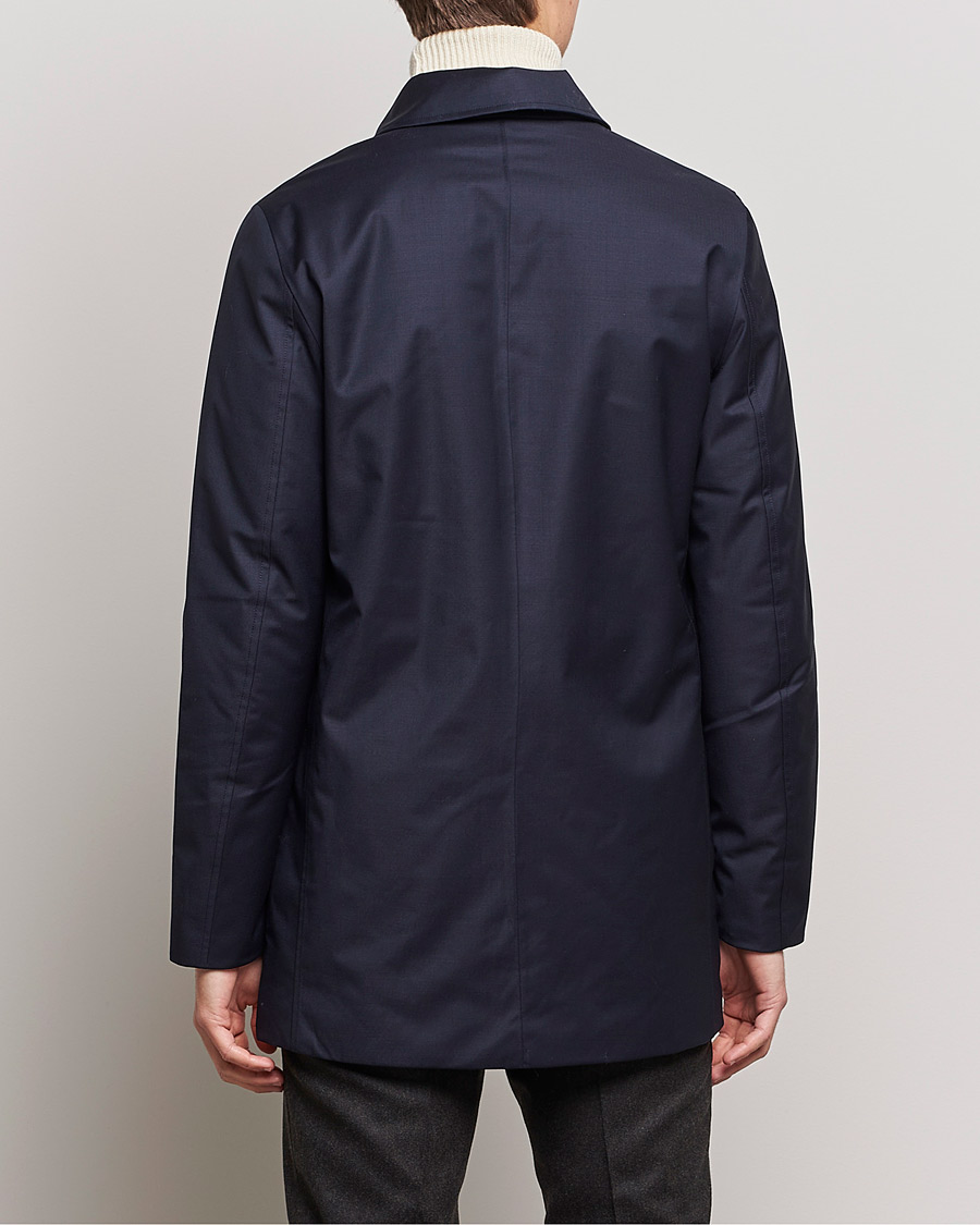 Men | Coats & Jackets | UBR | Regulator Coat Savile Dark Navy Wool