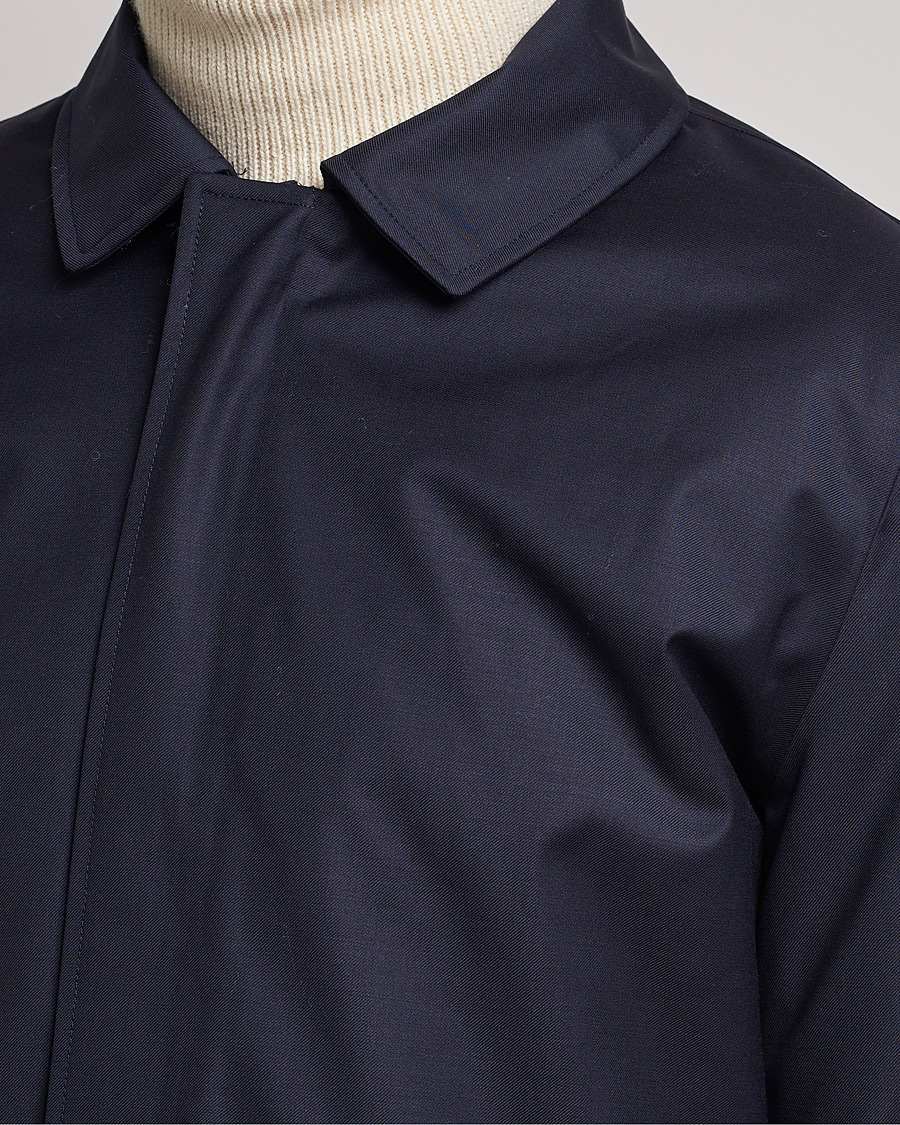 Men | Coats & Jackets | UBR | Regulator Coat Savile Dark Navy Wool