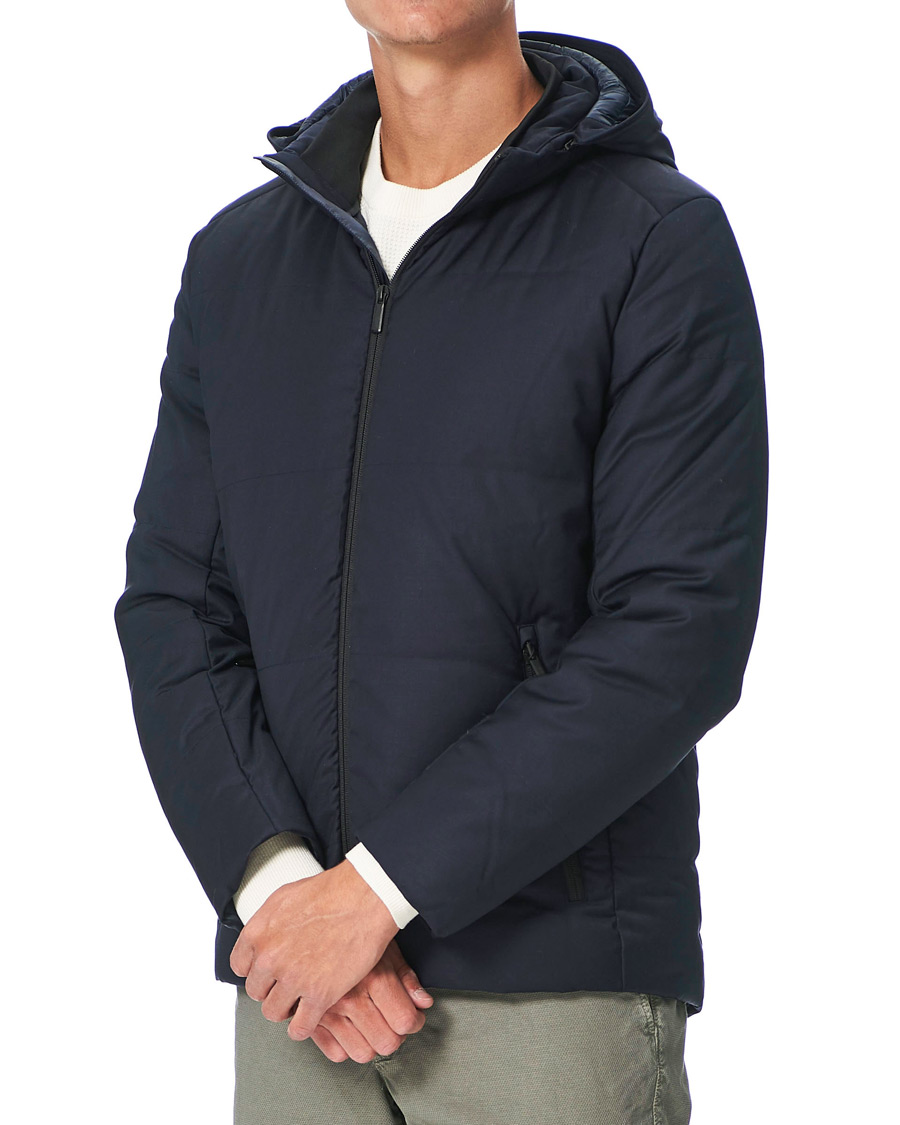 Men | Winter jackets | UBR | Oxygen Down Savile Jacket Dark Navy Wool