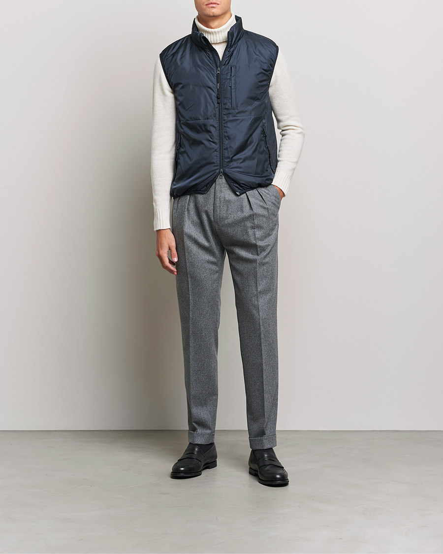 Men | Coats & Jackets | Aspesi | Jil Padded Vest Navy