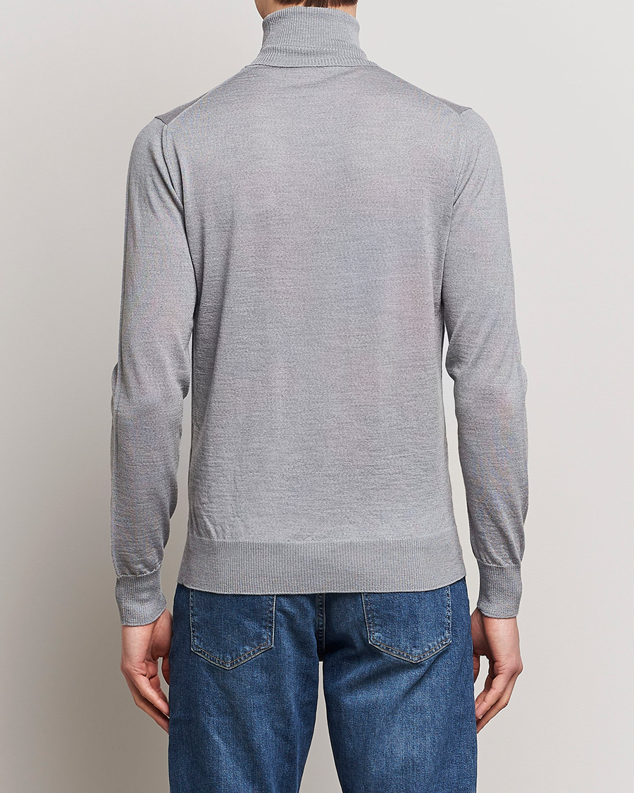 Men | Sweaters & Knitwear | Emporio Armani | Knitted Merio Polo Grey