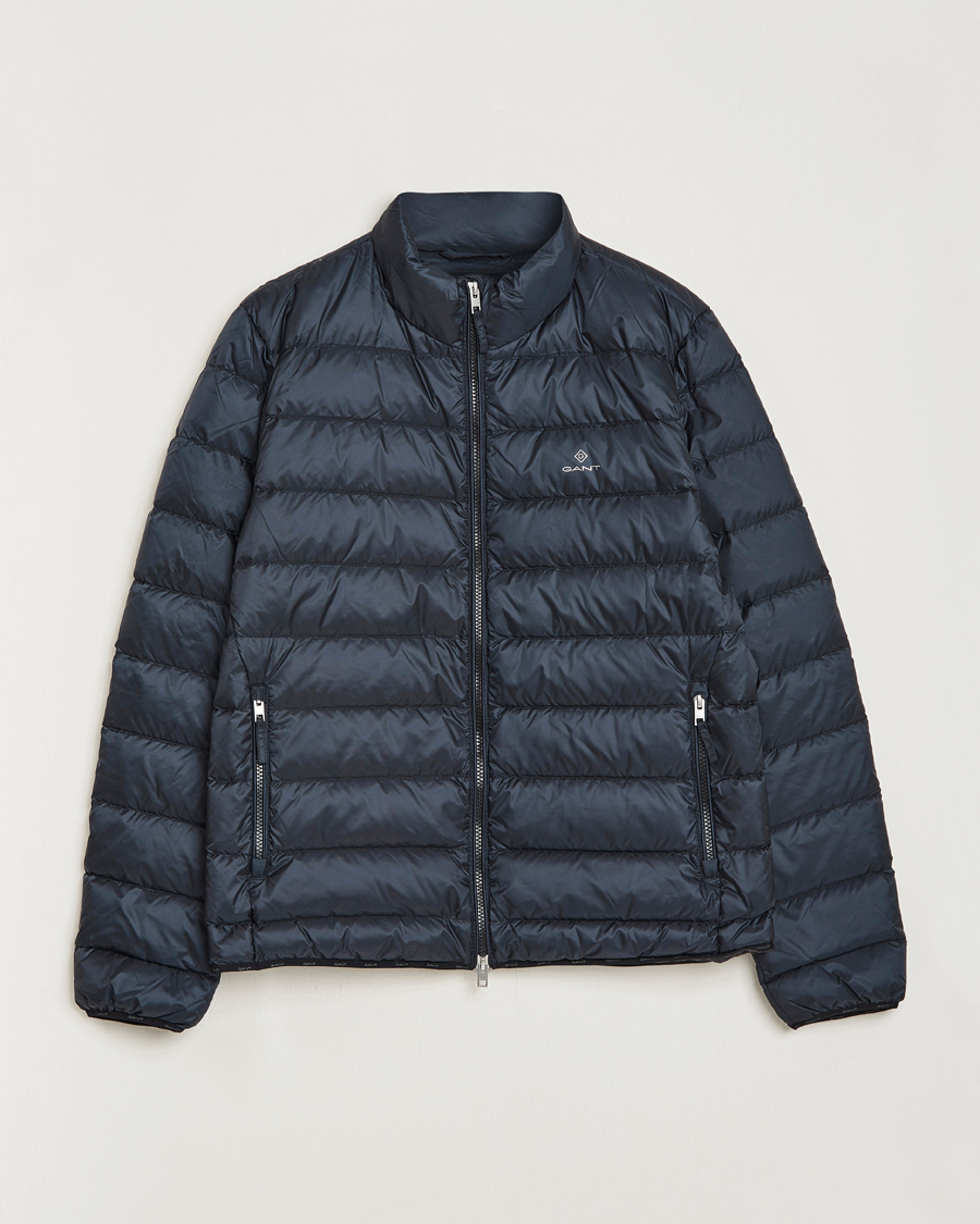 Men | Coats & Jackets | GANT | The Light Down Jacket Black