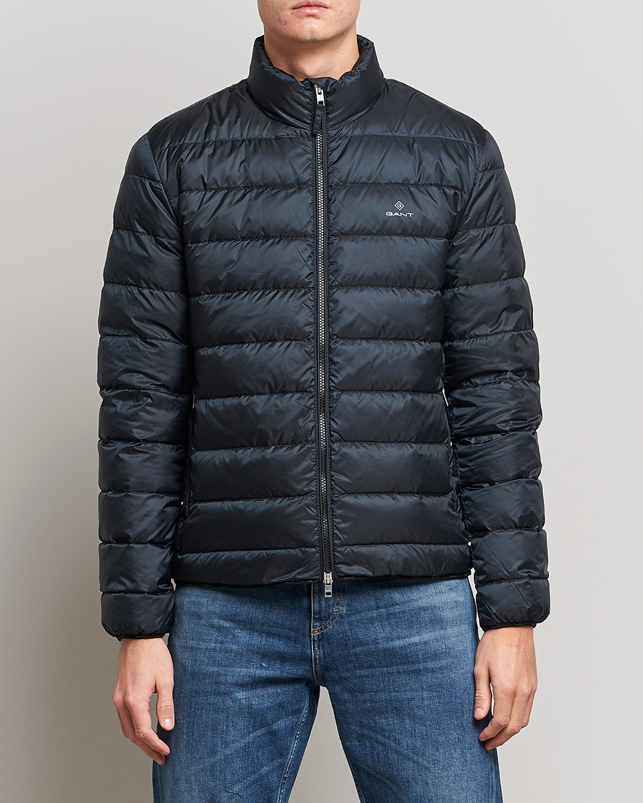 GANT The Light Down Jacket Black at 