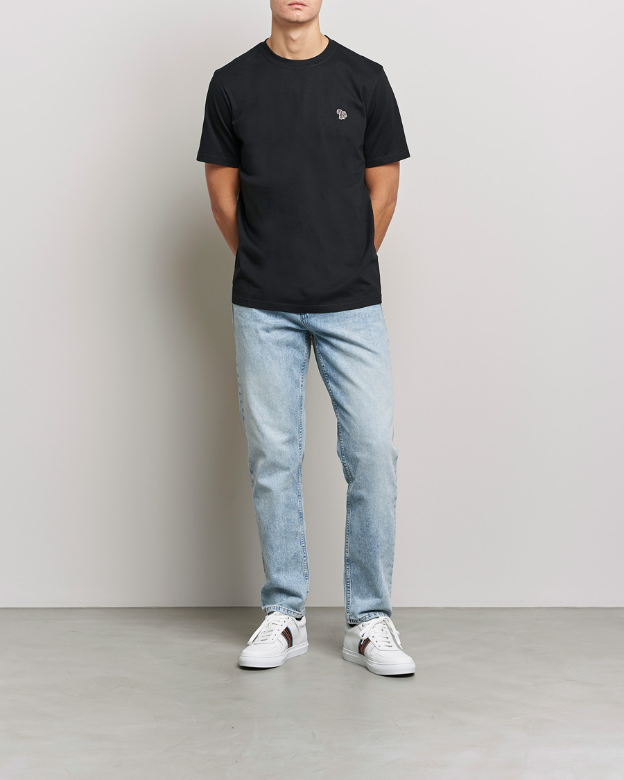 Men | T-Shirts | PS Paul Smith | Regular Fit Zebra T-Shirt Black