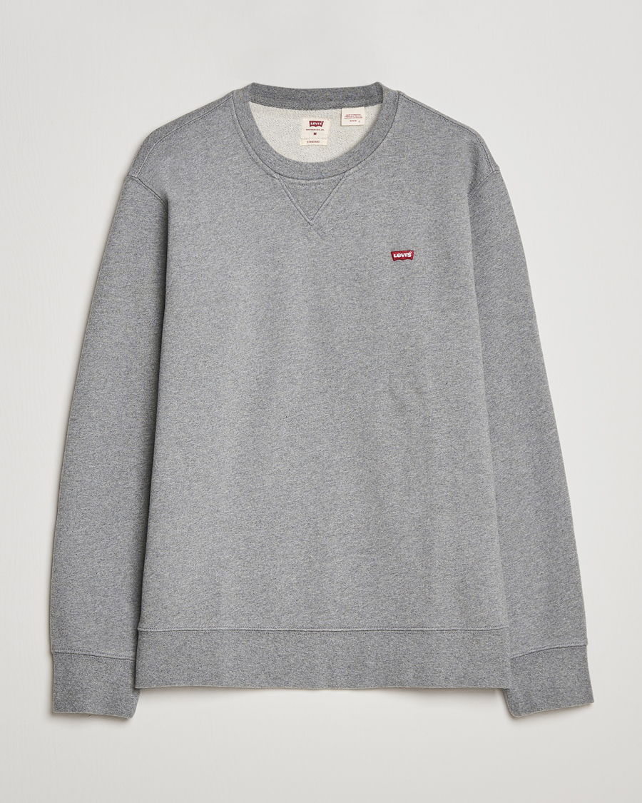 Men | Sweaters & Knitwear | Levi's | Original Crew Neck Sweatshirt Chisel Grey Heather