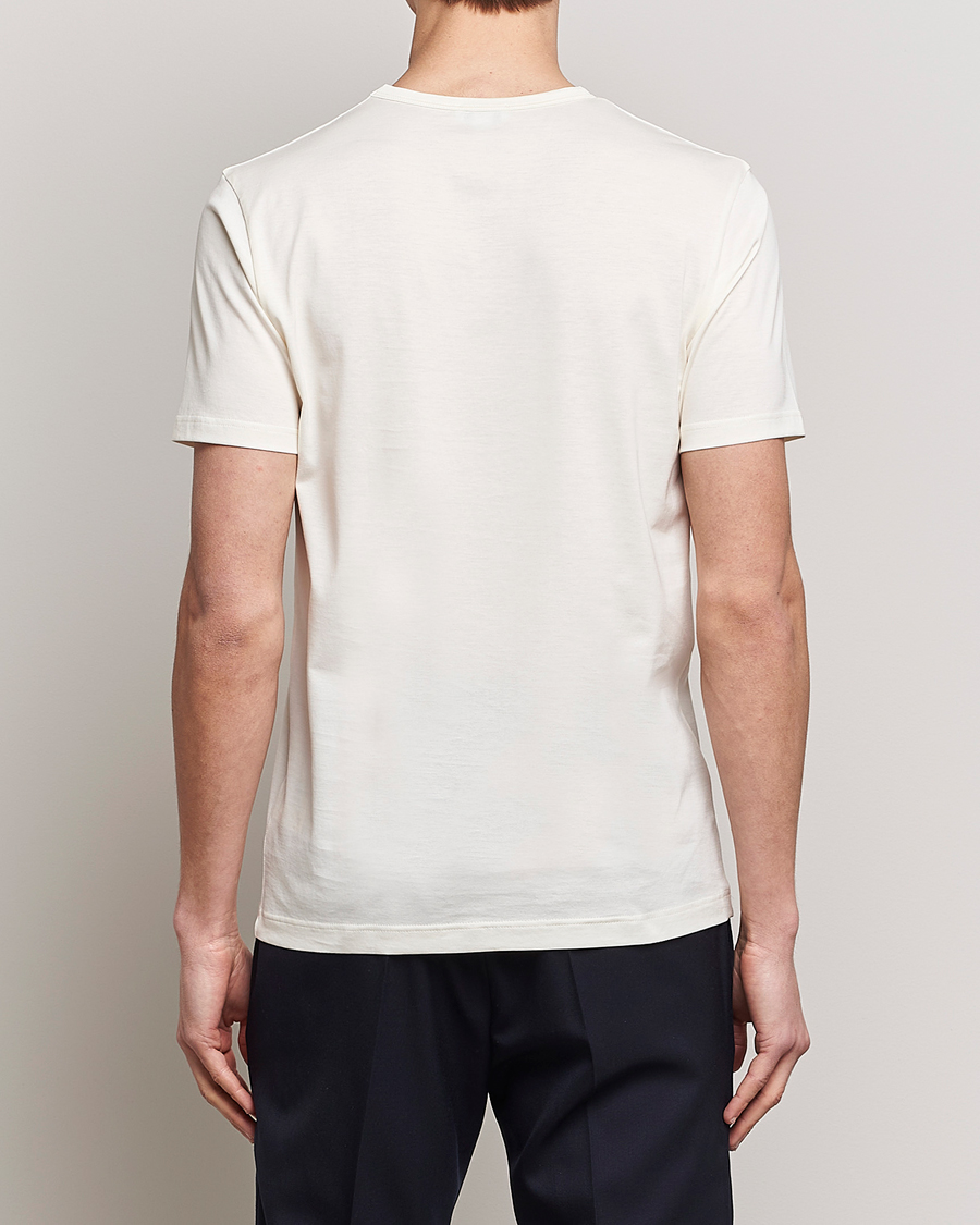 Men | T-Shirts | Sunspel | Crew Neck Cotton Tee Archive White