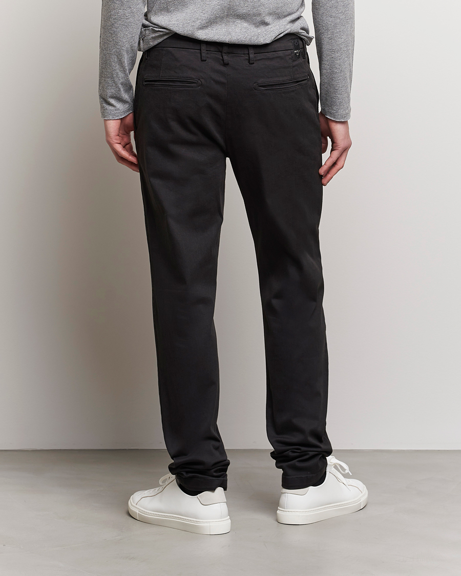 Men | Trousers | Replay | Benni Hyperflex X-Lite Chinos Black